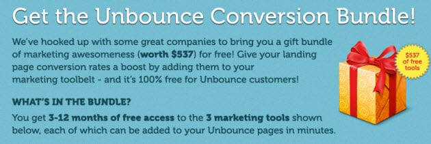 unbounce conversion bundle